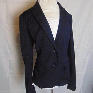 ♥️2/$10♥️ Black blazer with stripped lining